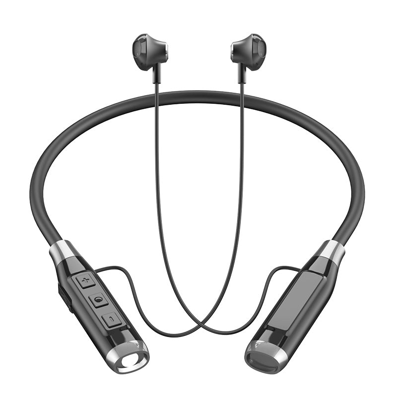BT-35 HiFi Stereo Sound Neck Mounted Headphone Bluetooth 5.2 Earphones with LED Light BT-35 HiFi Stereo Sound Neck Mounted Headphone Bluetooth 5.2 Earphones with LED Light